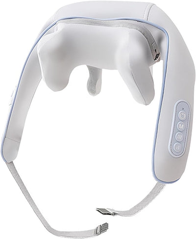 Neck and Shoulder Massager, Mini Shiatsu Neck Massager with Heat, Electric Kneading Massager with 2 Massage Modes for Alleviating Pain in Neck, Shoulders, Back, and Legs (Strap)